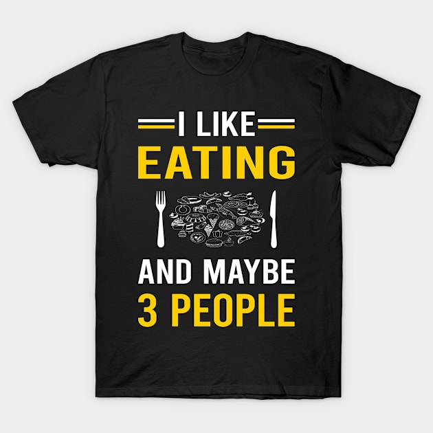 3 People Eating T-Shirt by Bourguignon Aror